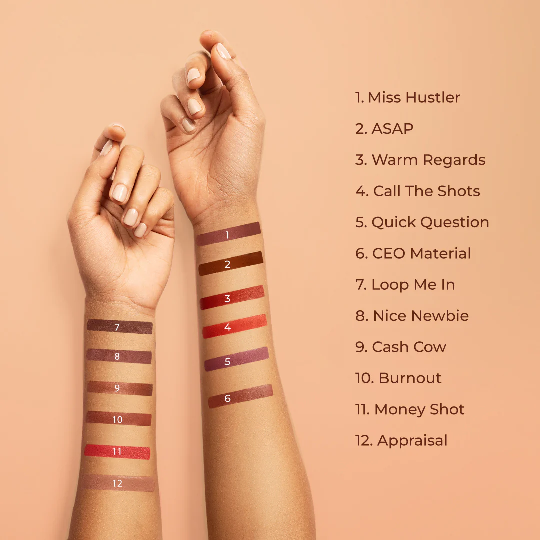 The Boss Statement Matte Lipstick - Appraisal (Light Brown) - Image 6