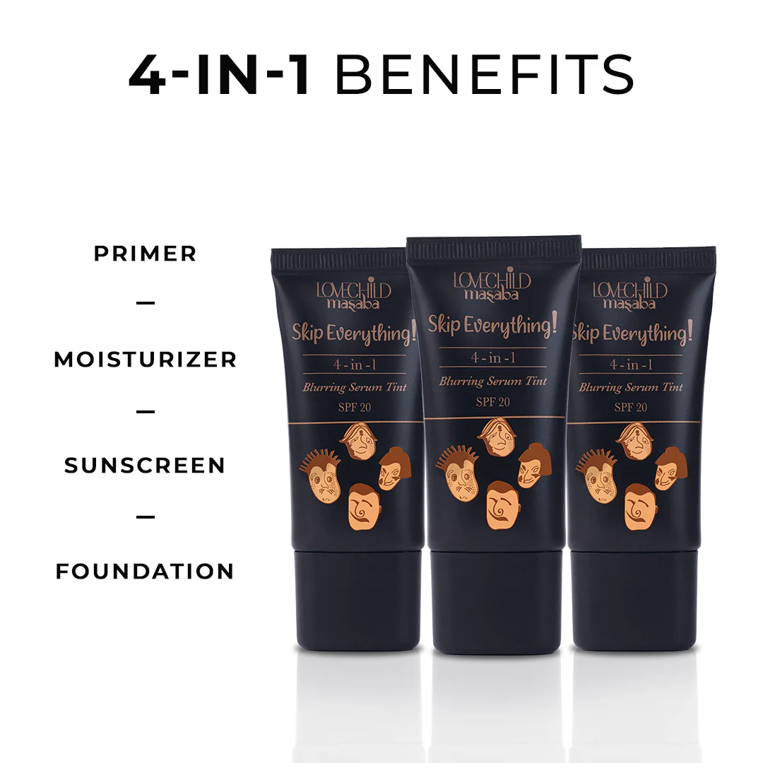 Skip Everything Blurring Serum Skin Tint 4-in-1 Benefits - Bossy Babe (Deep) - Image 17