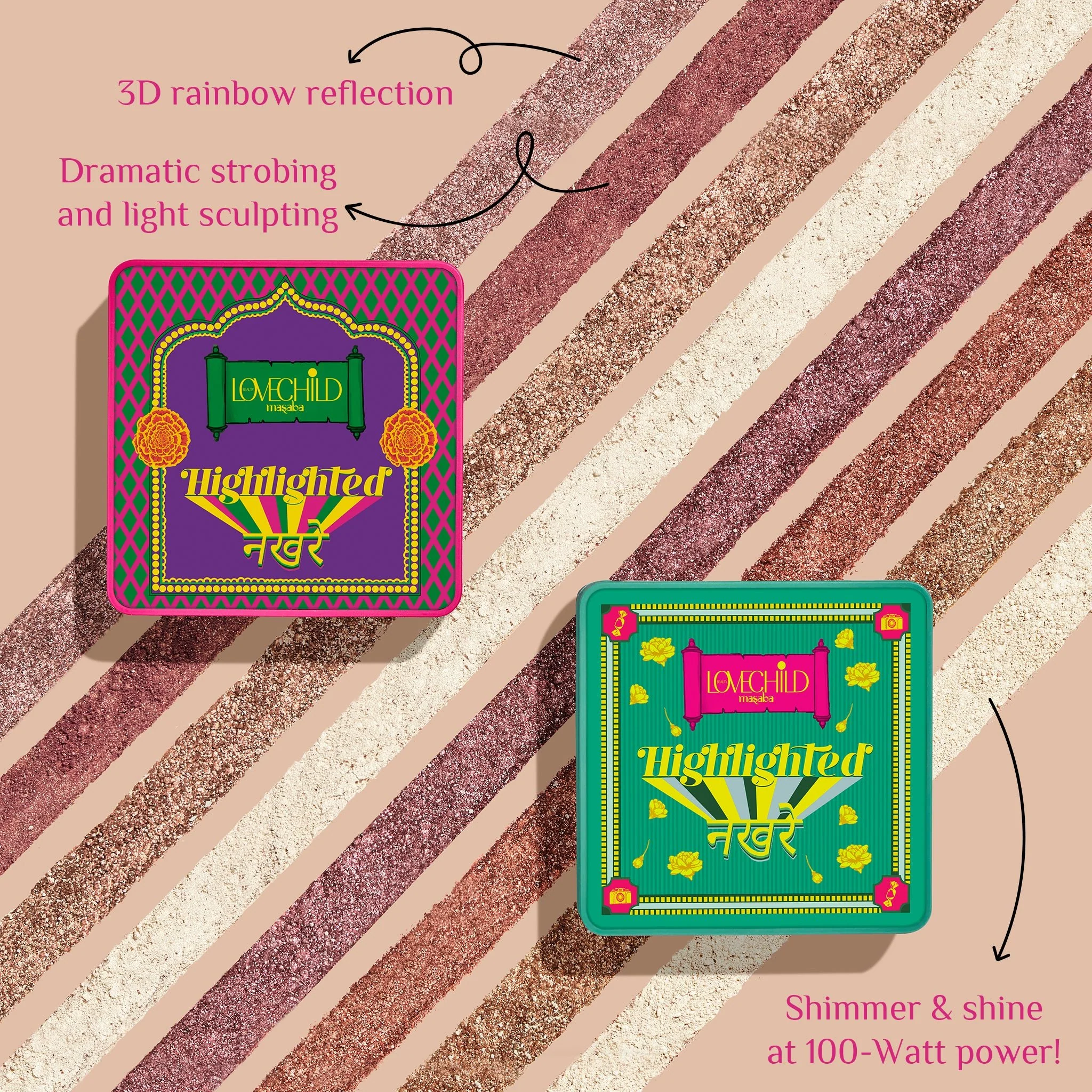 Chandni- Highlighted Nakhre  Shimmery Face Highlighter - Image 8