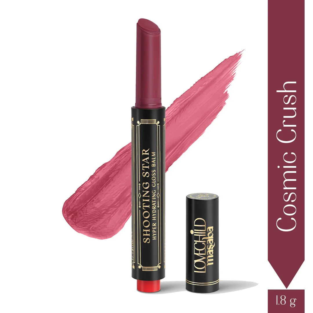 Shooting Star Hyper Hydrating Gloss Balm 3-IN-1 Benefits - Cosmic Crush (Berry Pink)