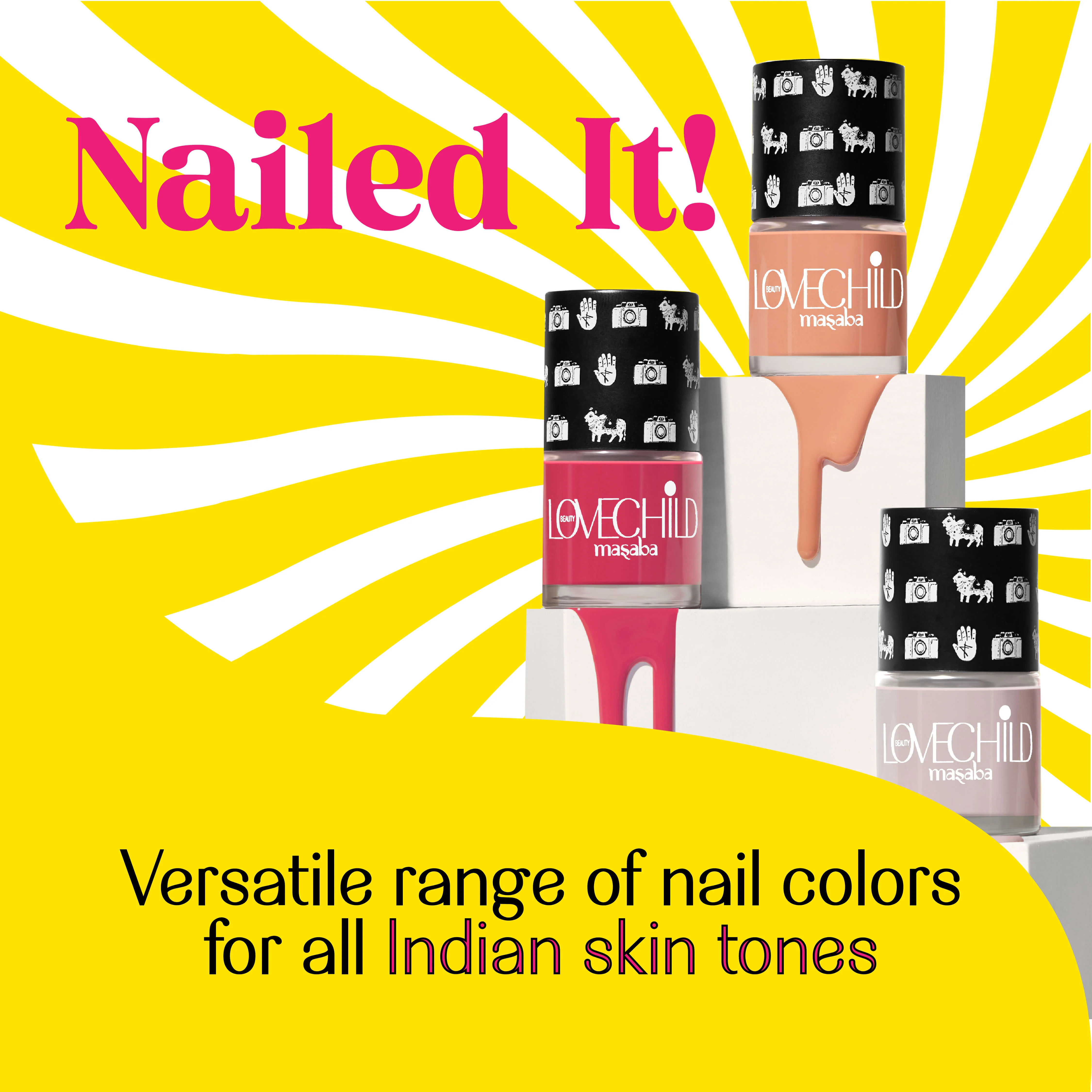 Breathable Nail Polish- Daastan (Nude) Glossy & Cool - Image 4