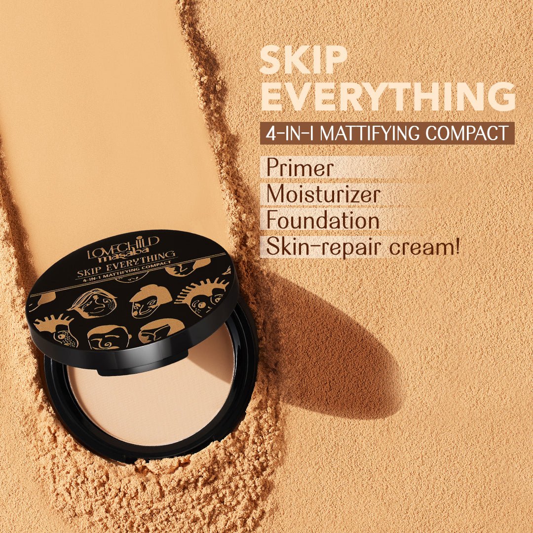 Skip Everything Mattifying Compact 4-IN-1 Benefits - Delicate Darling   (Light) - Image 8