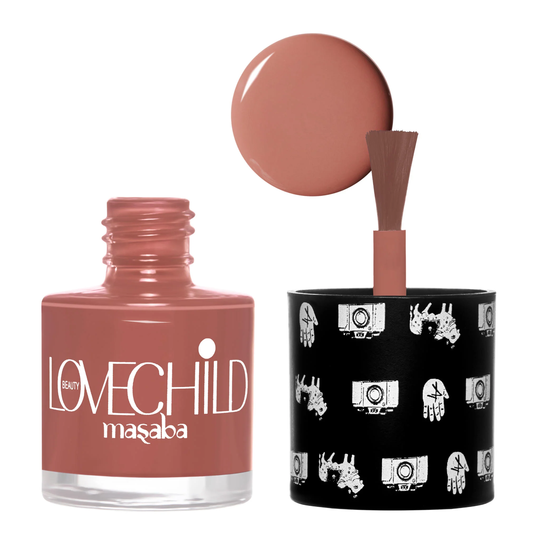 Breathable Nail Polish- Din-Raat (Nude) Glossy & Cool - Image 9