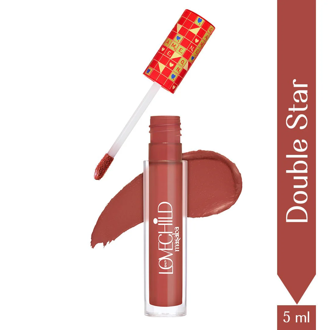 Double Star- Game On! Mad-Matte Liquid Lipstick (Dusty Rose Pink) Transfer-proof