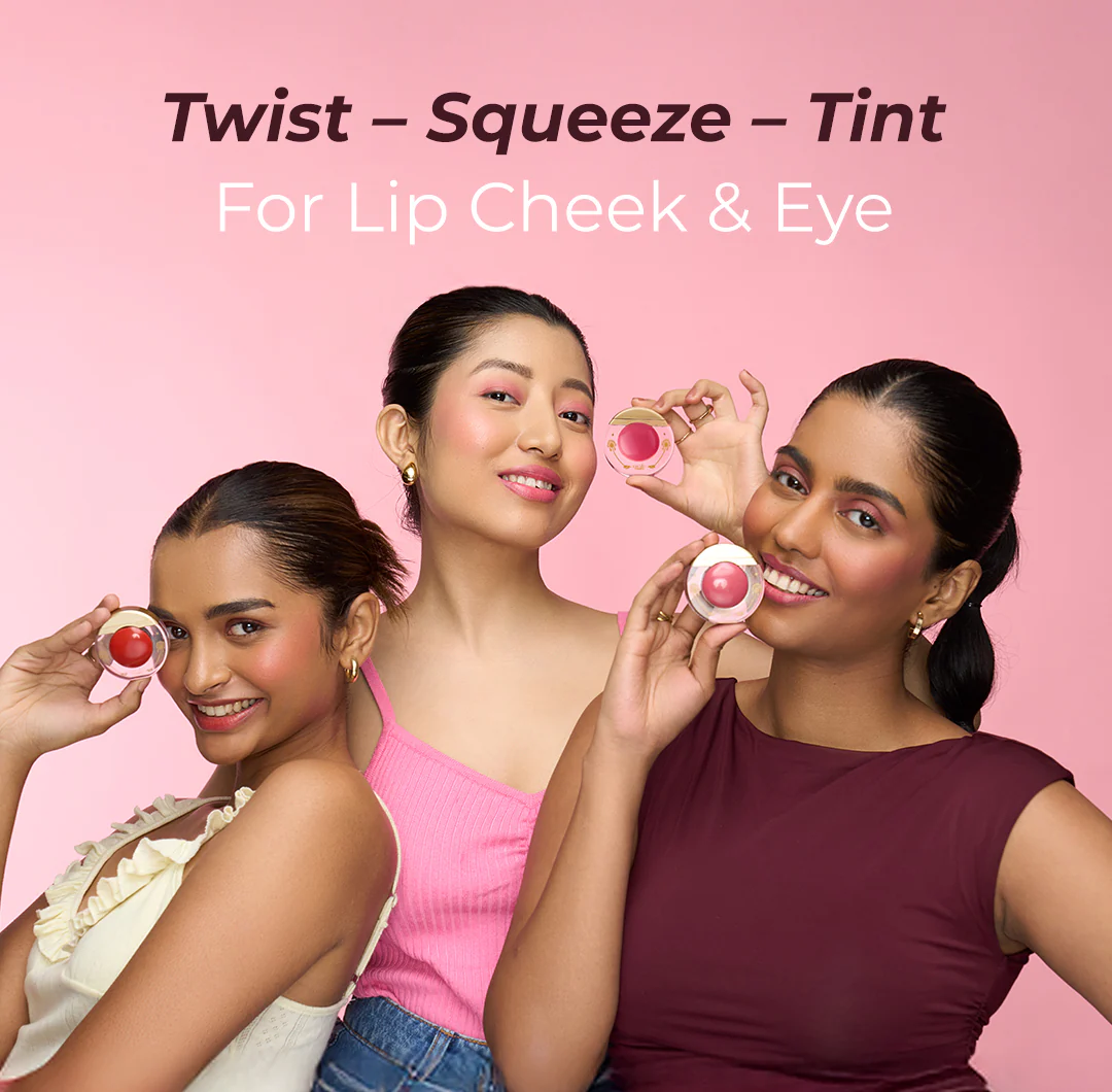 3-IN-1 Quench Tint - Fierce Fizz (Coral) Hydrating Tint For Lip, Cheek and Eye - Image 4