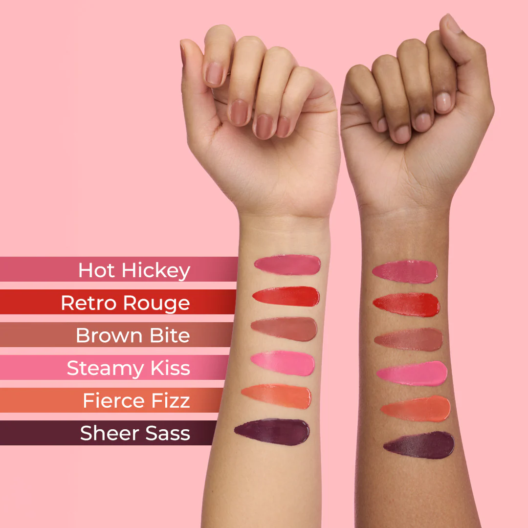 3-IN-1 Quench Tint - Fierce Fizz (Coral) Hydrating Tint For Lip, Cheek and Eye - Image 5