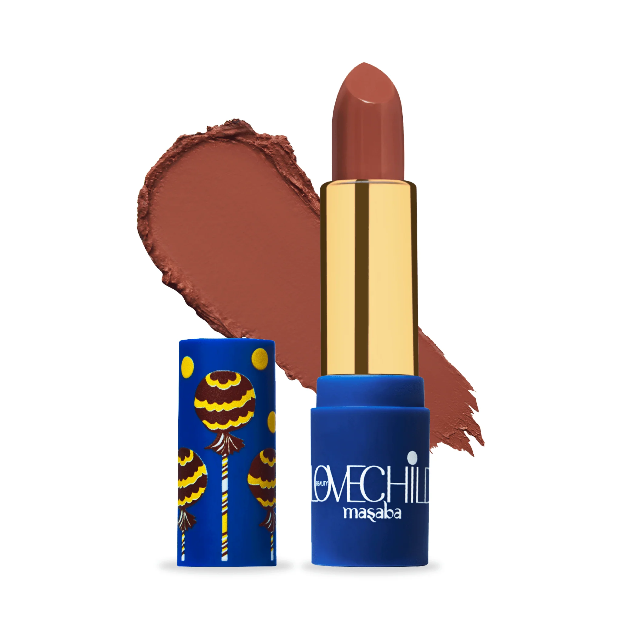 Luxe Matte Lipstick- Hey Sugar (Nude Brown) Velvet Matte Finish - Image 6