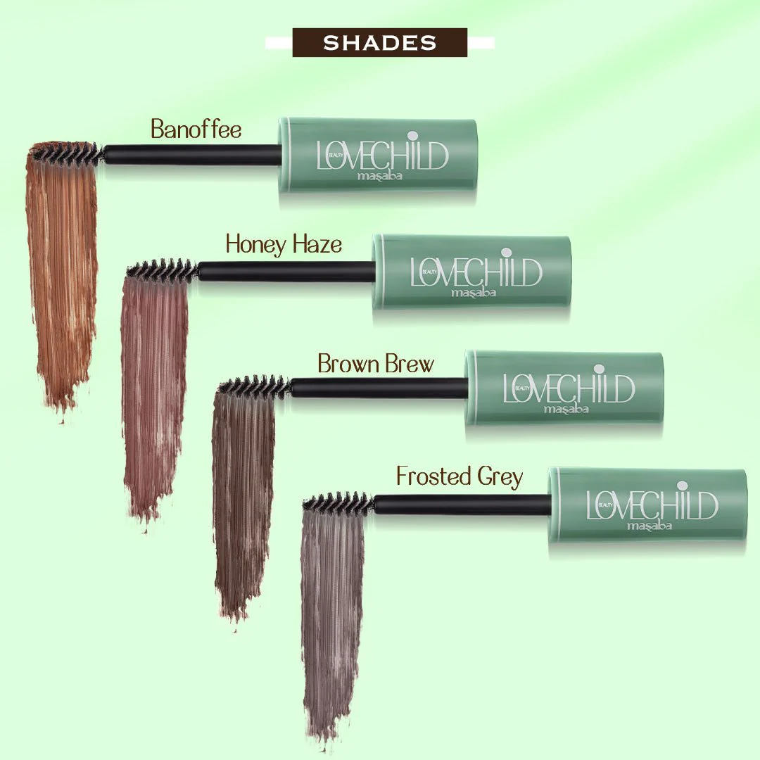 Brow Me Points Tinted Brow Gel - Banoffe (Caramel) Water Proof - Image 5