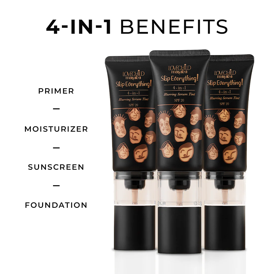 Skip Everything Blurring Serum Skin Tint 4-in-1 Benefits - Honest Honey (Medium) - Image 3