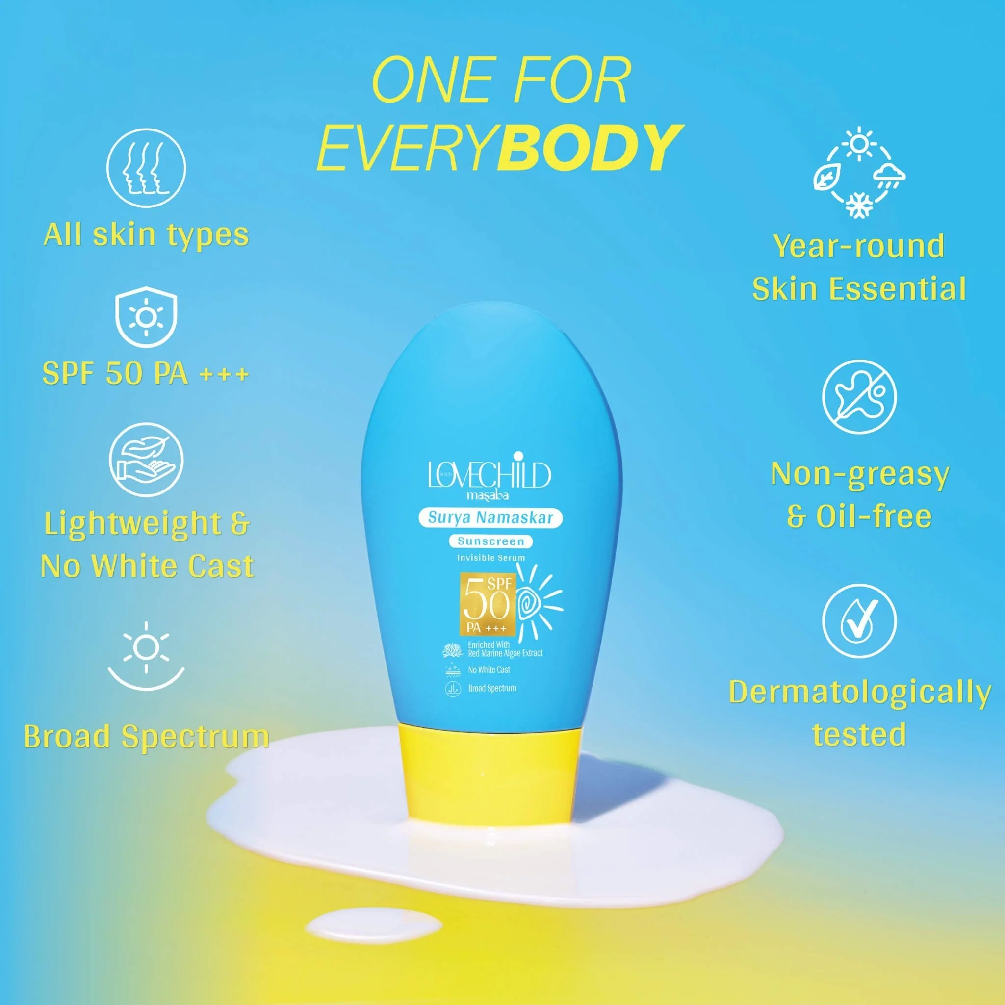 Surya Namaskar Invisible Sunscreen Serum (Pack of 2) SPF 50 PA+++ - Image 4