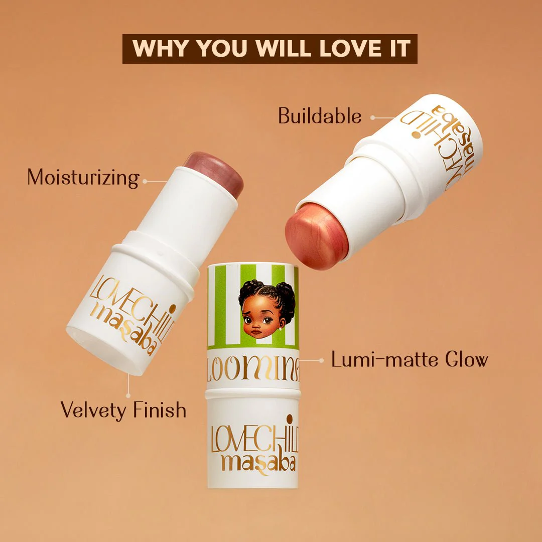 Mini Masaba Bloominator Makeup Stick - Lullaby (Mauve) - Image 3