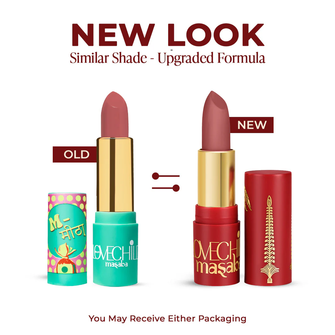 Luxe Matte Lipstick- Meetha (Mauve Pink) Velvet Matte Finish - Image 4
