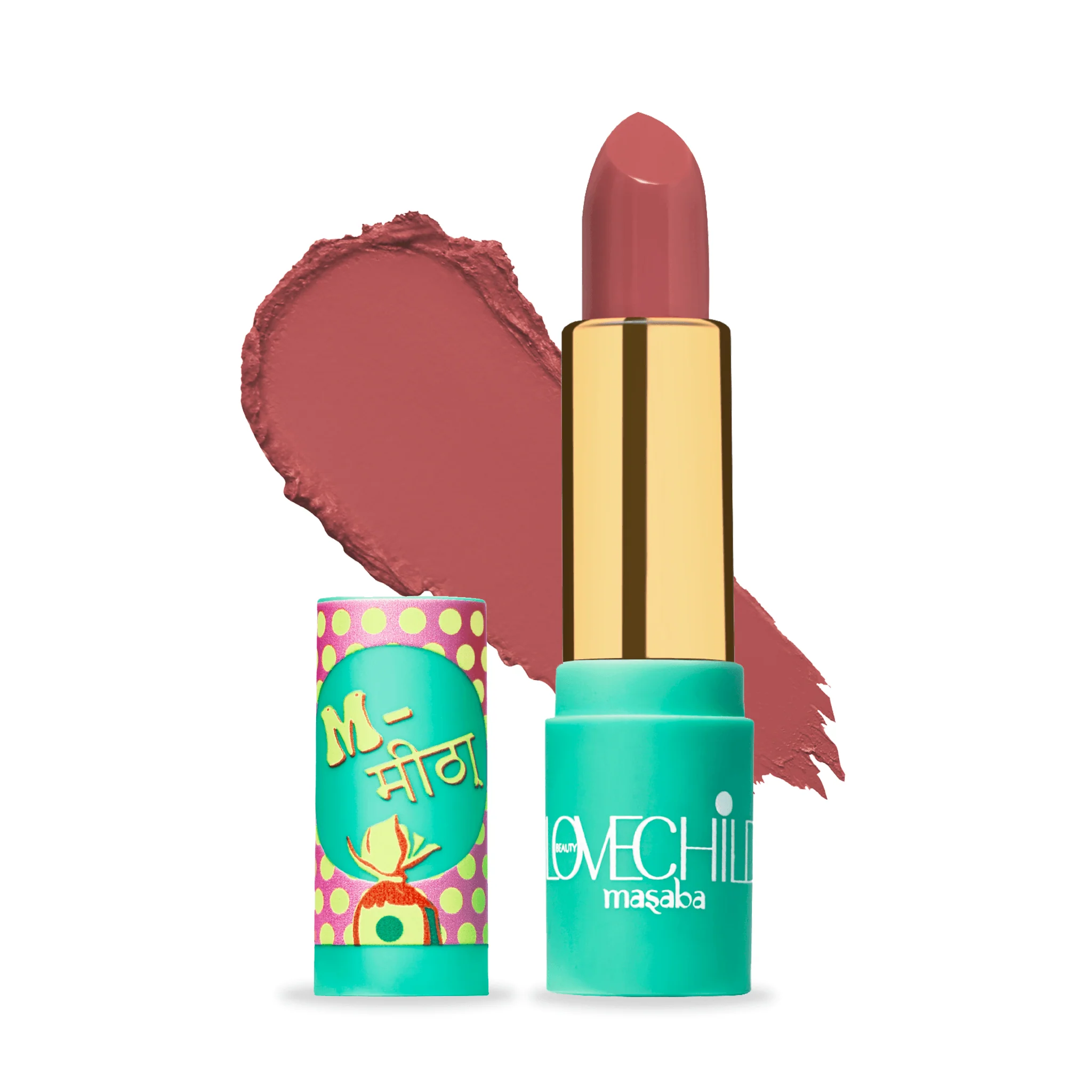 Luxe Matte Lipstick- Meetha (Mauve Pink) Velvet Matte Finish - Image 7