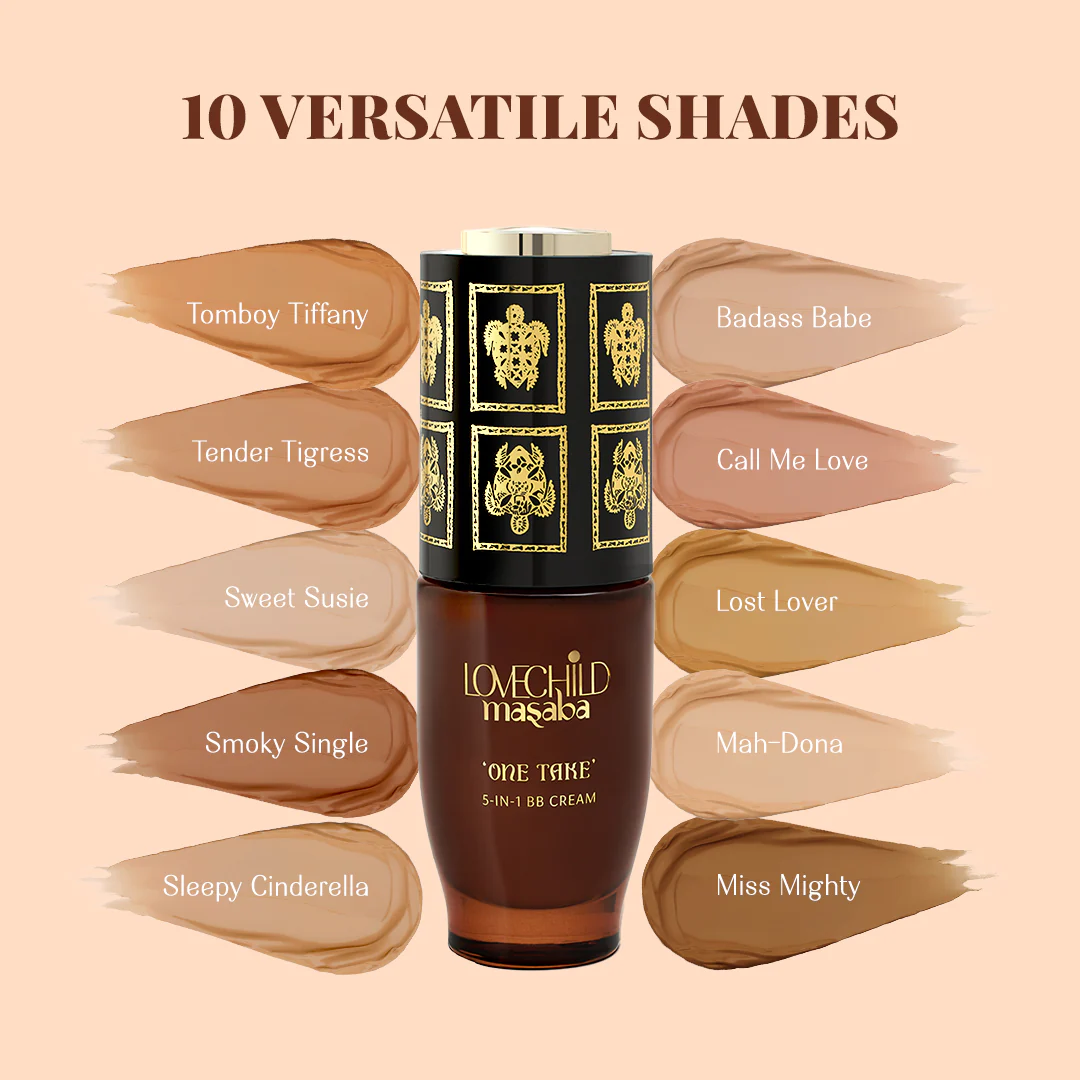 One Take 5-IN-1 BB Cream  With SPF 20 PA++ Sun Protection - Miss Mighty (Deep) - Image 3