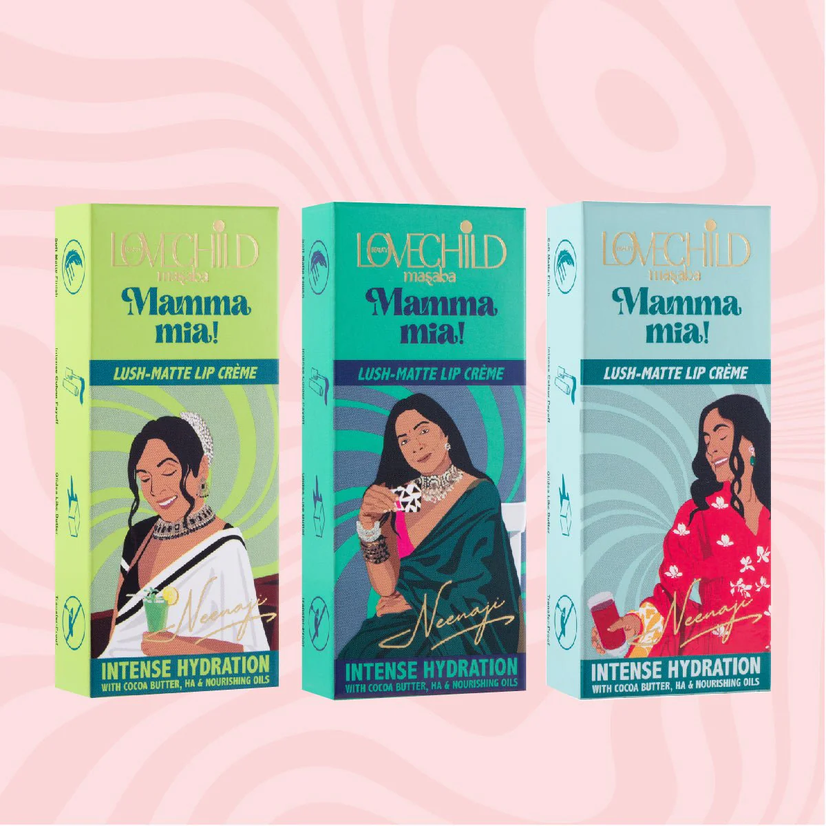 Neenaji's Fav Lip Crème Combo - Lip Crème Liquid Lipstick Combo ( Meetha Jaljeera, Masala Chai, Kokum Panna) - Image 3