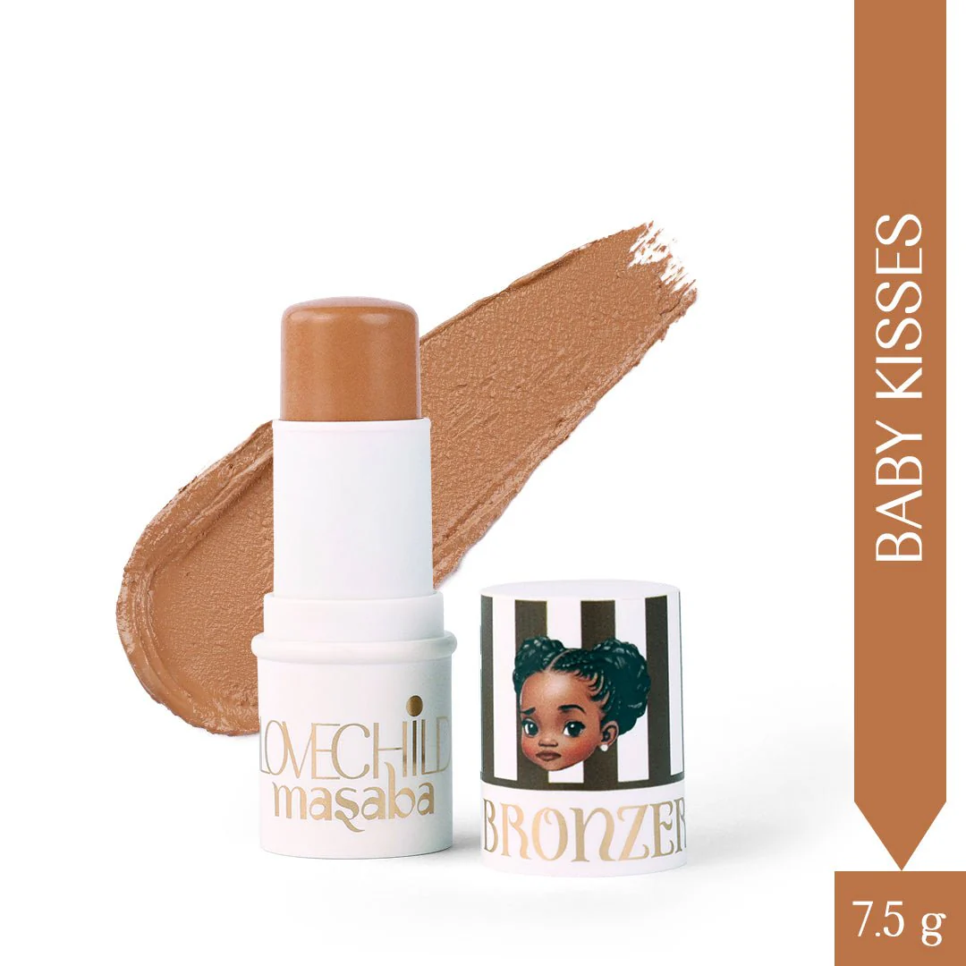Mini Masaba Bronzer Makeup Stick - Baby Kisses (Nude Brown )