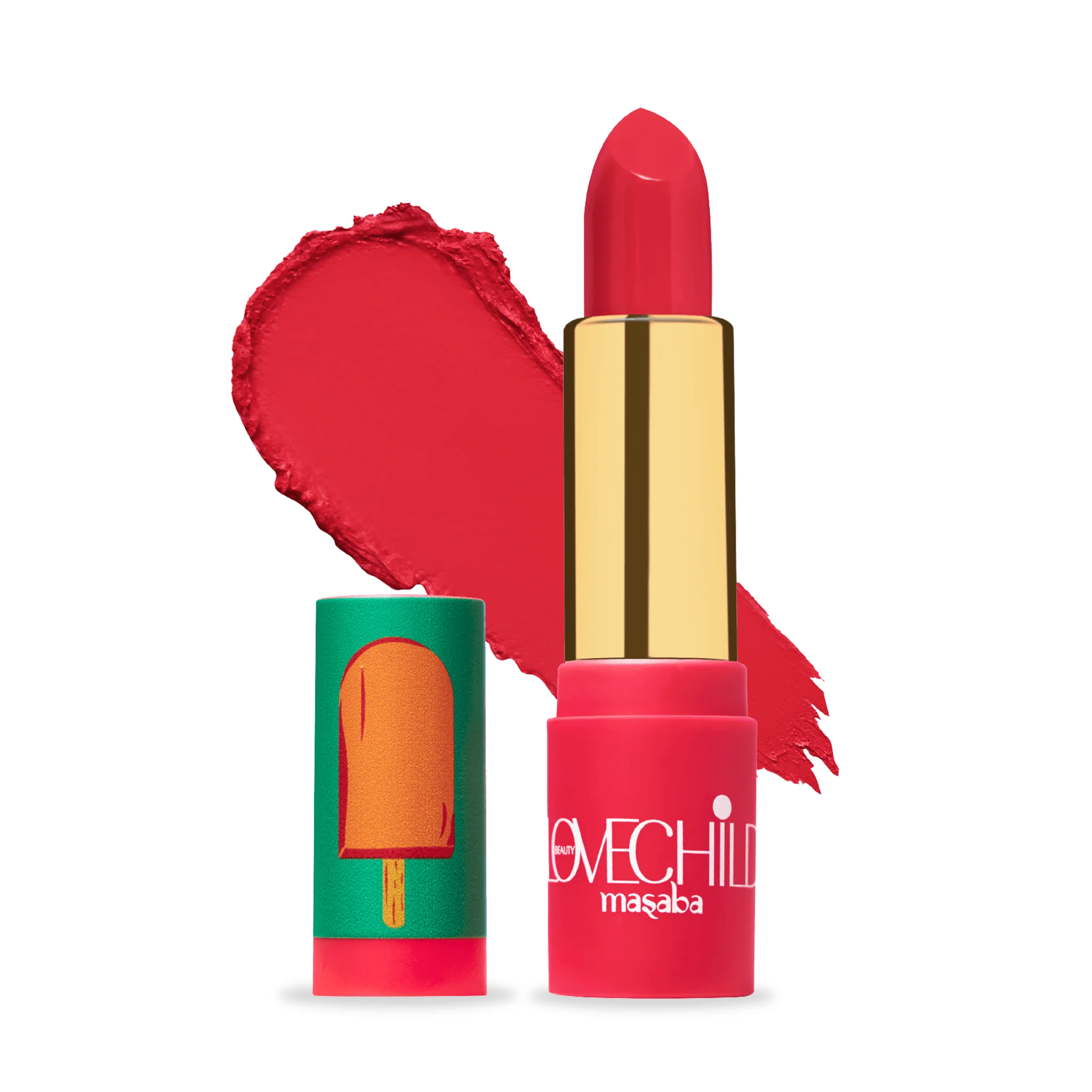 Luxe Matte Lipstick- Popsicle (Hot Pink) Velvet Matte Finish - Image 6
