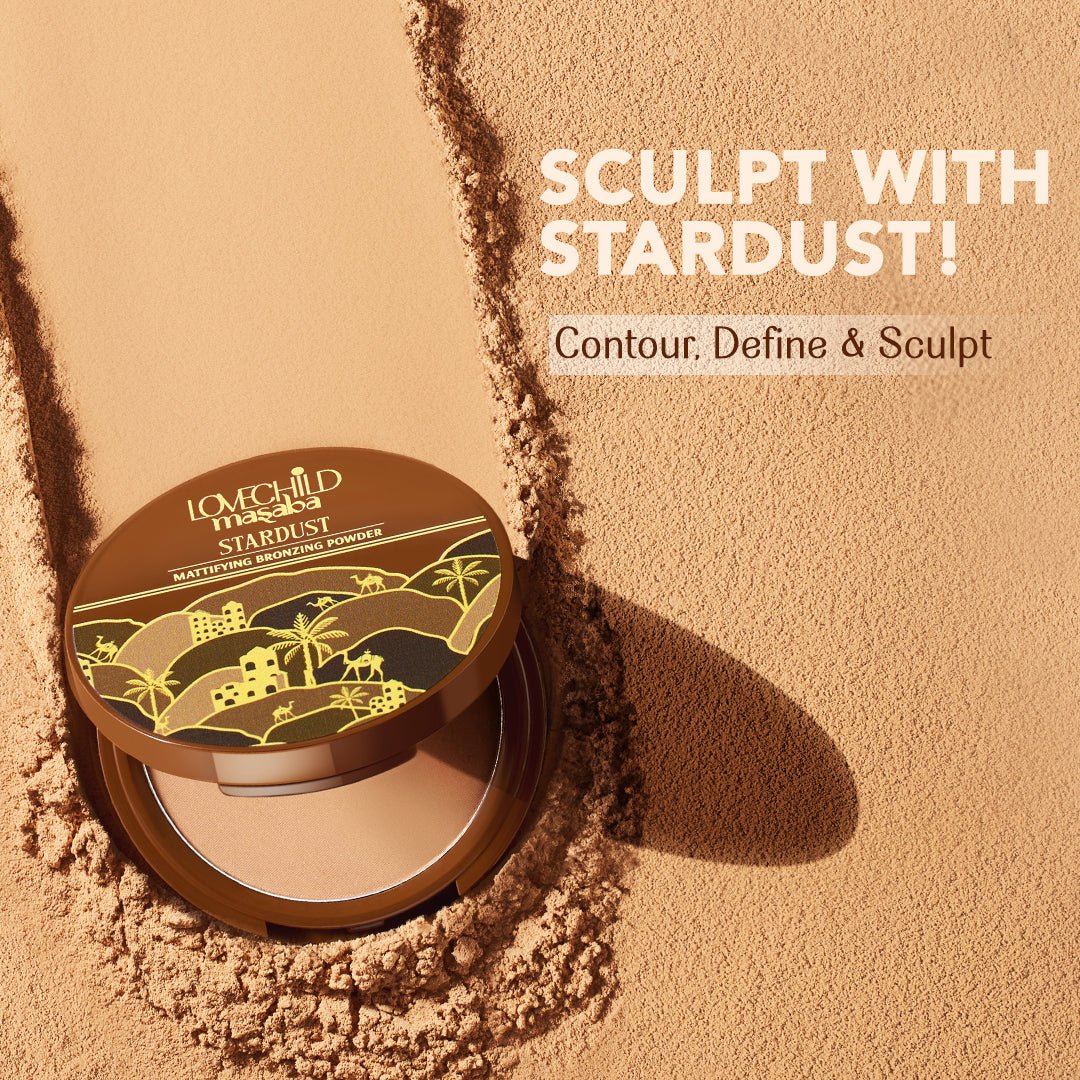 Stardust Mattifying Bronzing Powder- Retro (Brown) Soft-focus Effect & Builable Coverage - Image 6