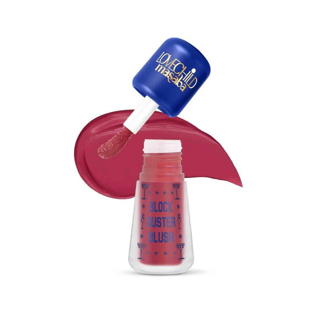Block Buster Blush - Shocking Sharbat (Deep Pink) Dewy Matte Finish - Image 8