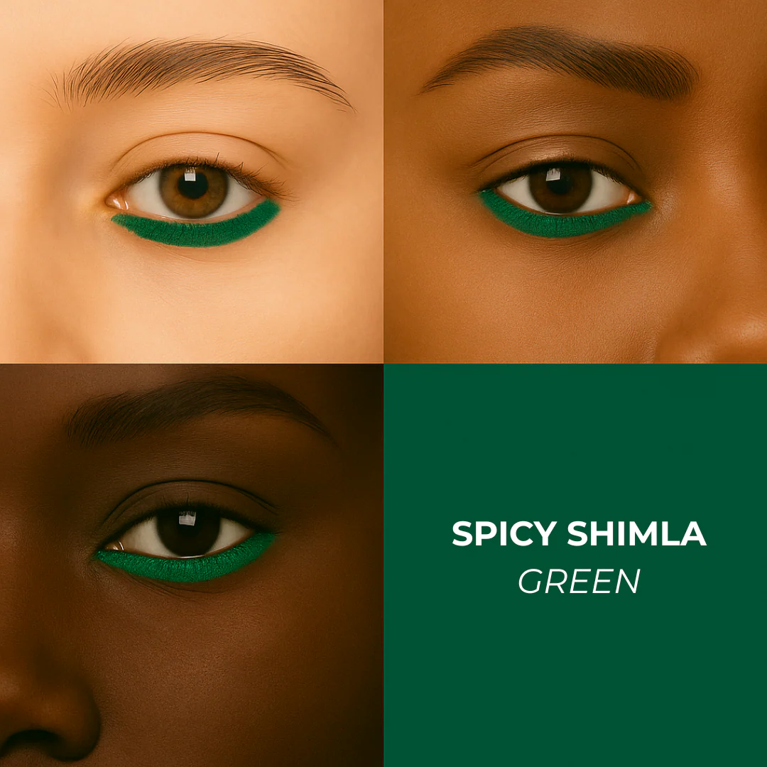 Sight-Seeing Intense Colored Kajal- Spicy Shimla (Green) Water-proof & Smude-Proof - Image 3