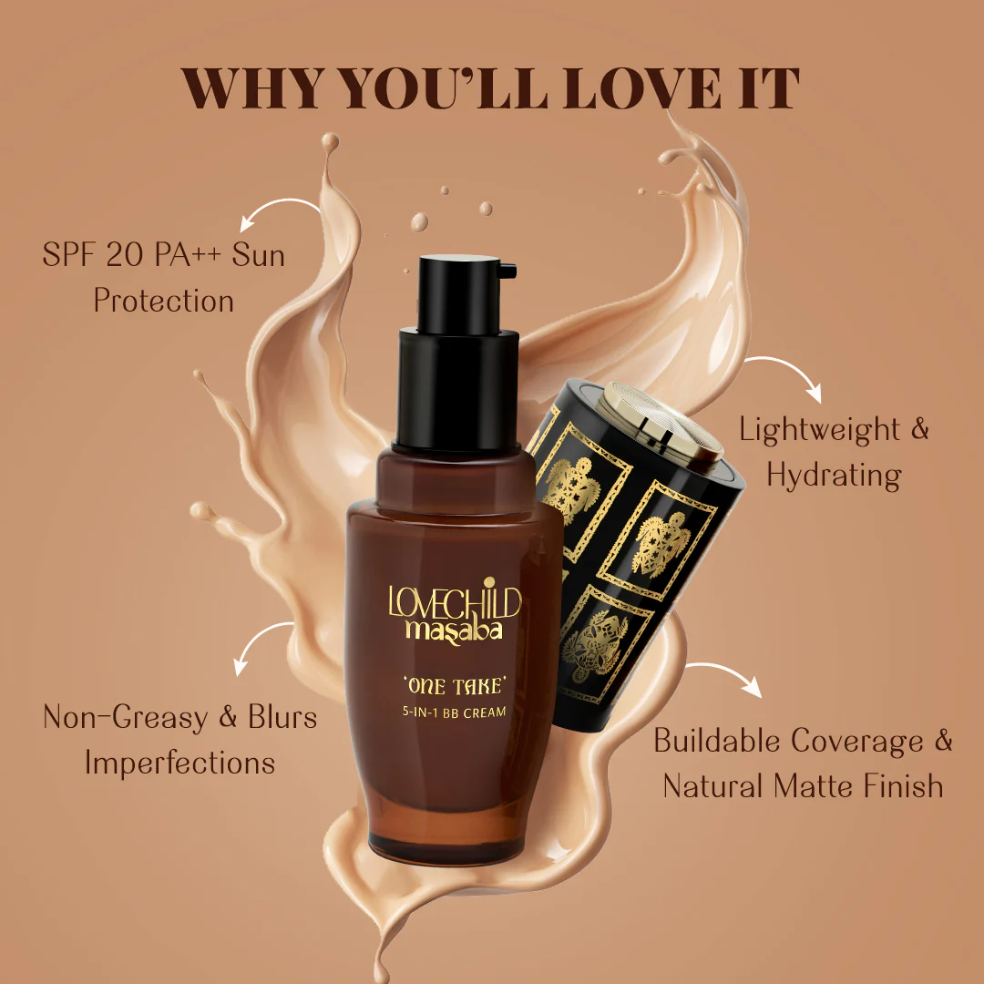 One Take 5-IN-1 BB Cream  With SPF 20 PA++ Sun Protection - Tender Tigress (Deep) - Image 4