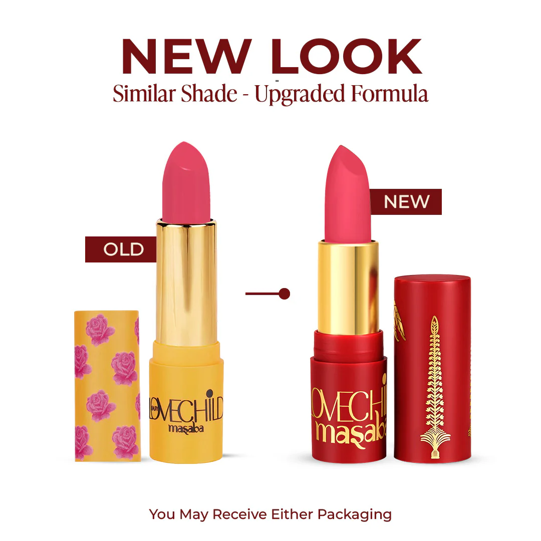 Tickle Me Pink- Rani Core Luxe Matte Lipstick  (Bright Pink) Velvet Matte Finish - Image 3