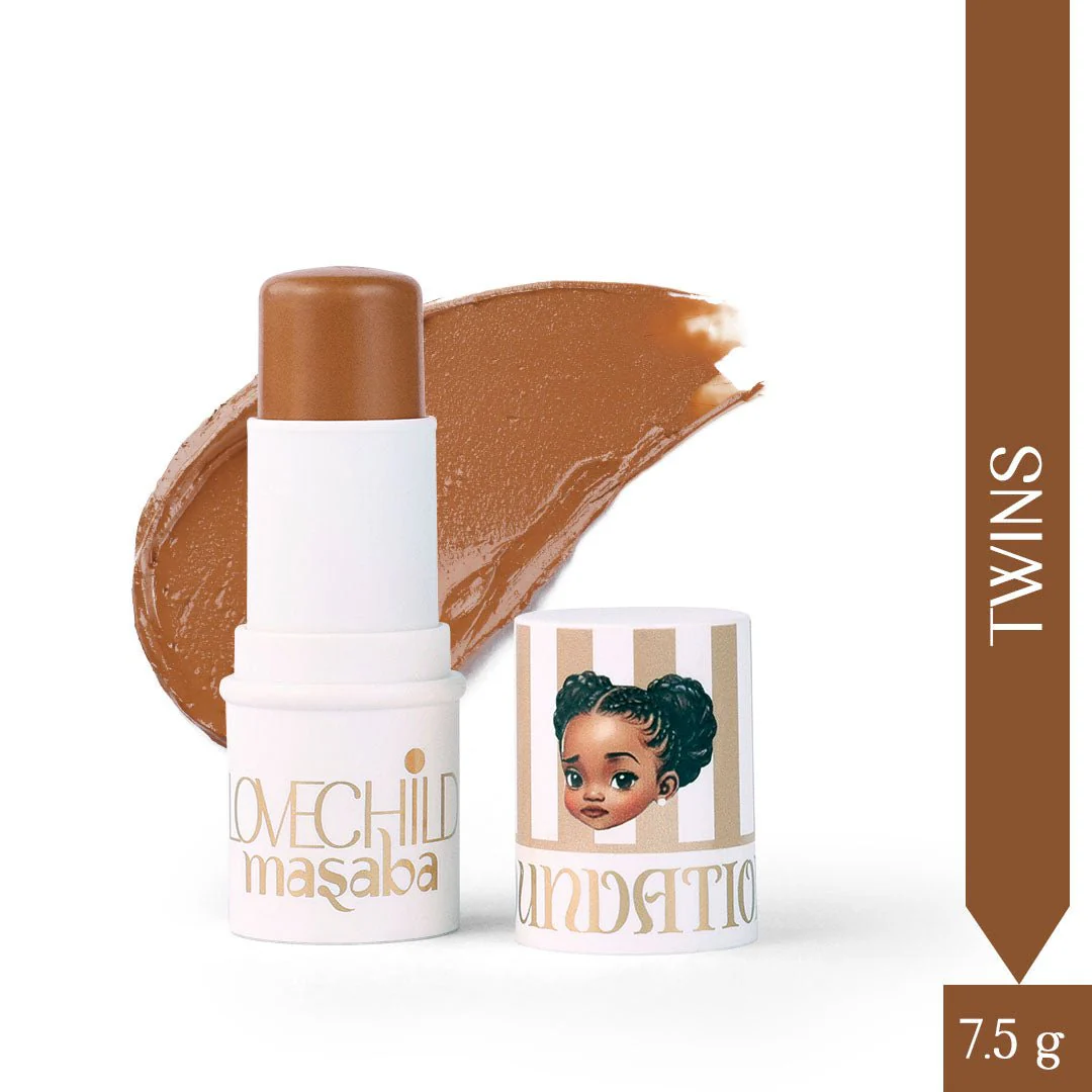 Mini Masaba Easy To Blend Foundation Makeup Stick - Twins (Deep)