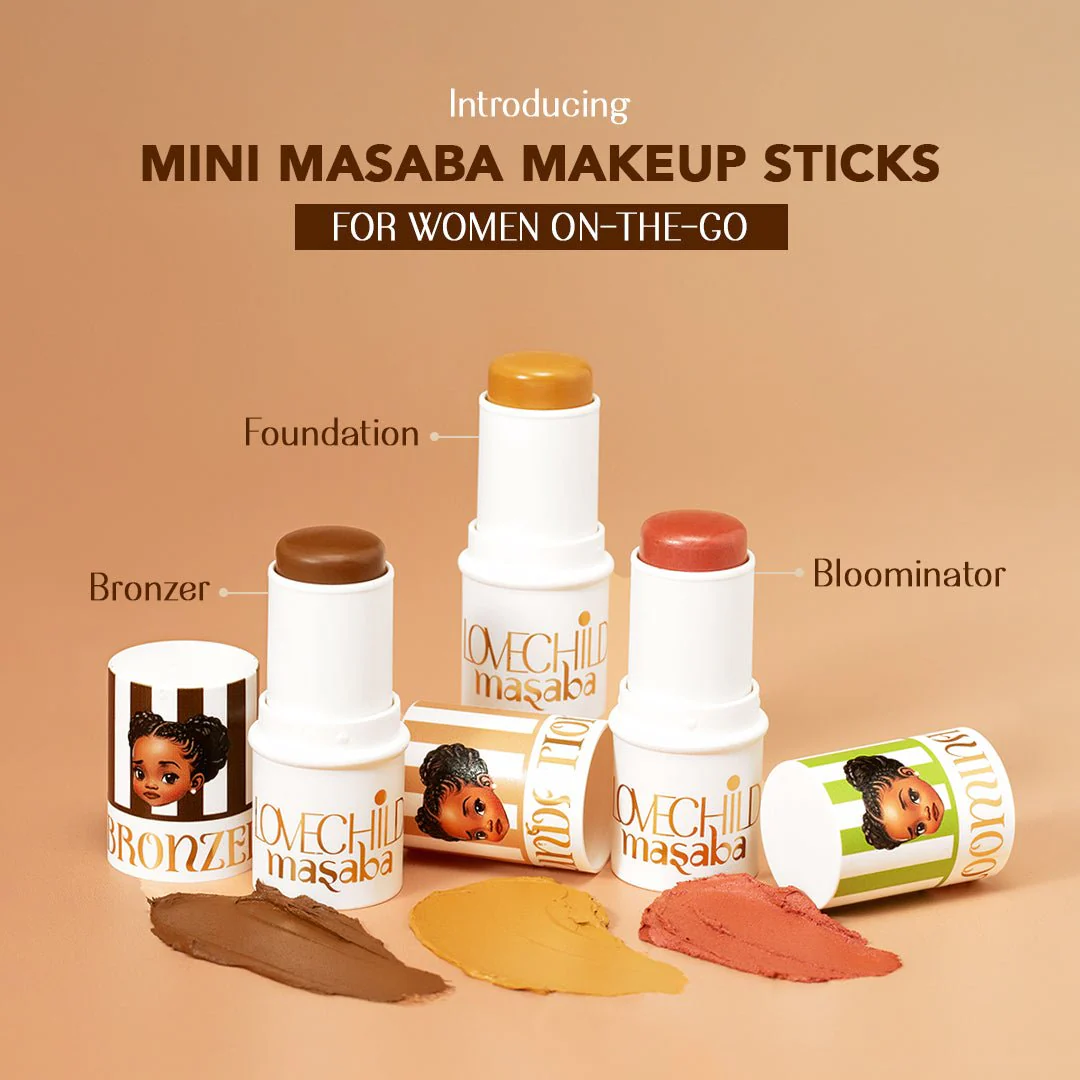Mini Masaba Easy To Blend Foundation Makeup Stick - Twins (Deep) - Image 7