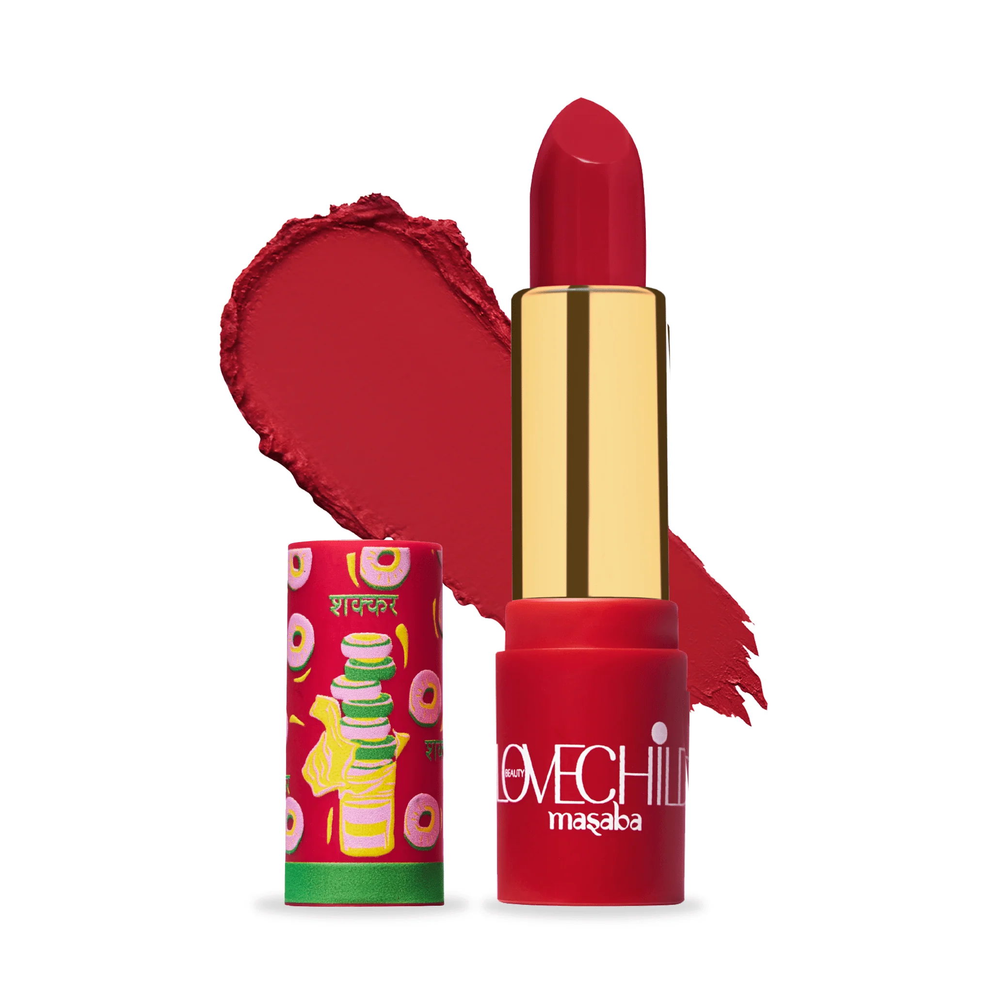 Luxe Matte Lipstick- Twisted (Blue Toned Red) Velvet Matte Finish - Image 6