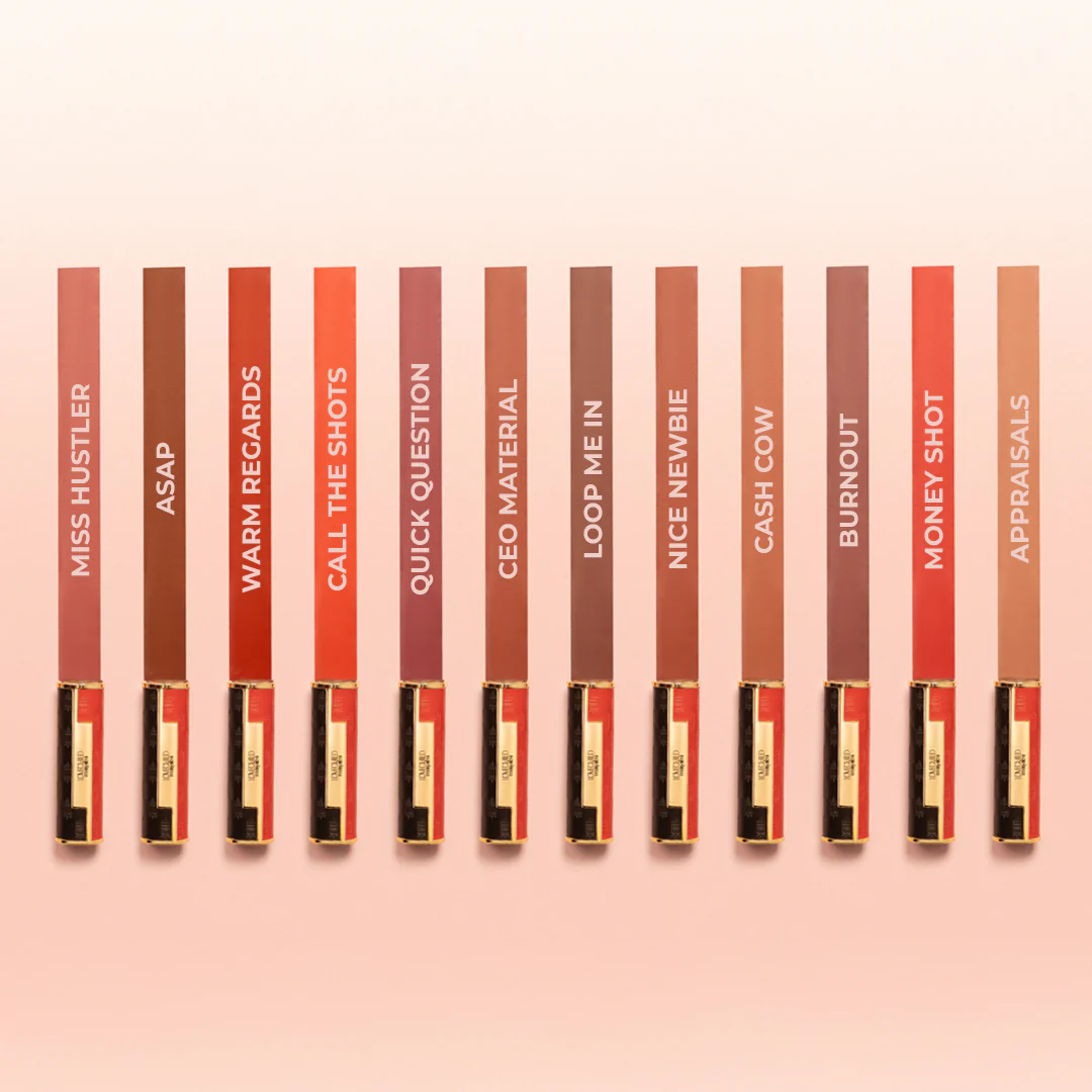 The Boss Statement Matte Lipstick - Warm Regards (Maroon) - Image 11